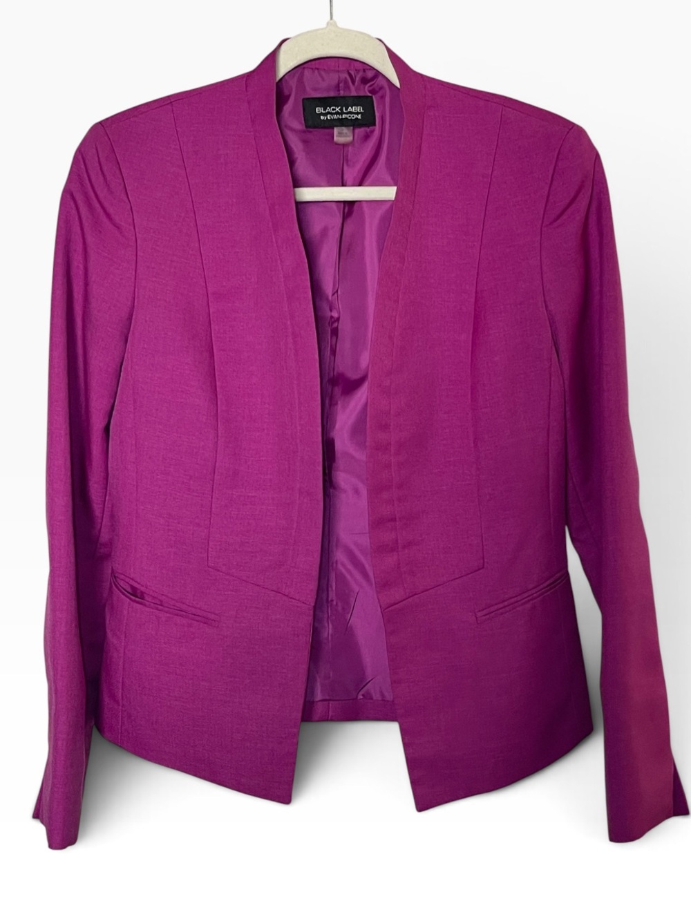 Black Label Evan‑Picone Magenta Jacket 4 FW26 Tailored Chic Quiet Luxury